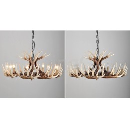9 Light Rustic Artistic Retro Antler Vintage Chandelier