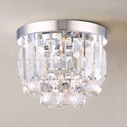 Modern Crystal Flush Mount Ceiling Lights
