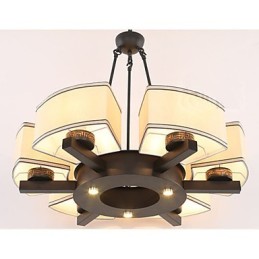 The Chinese Style Chandelier Iron Copper Imitation Air Lamps