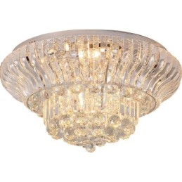 Contemporary Modern 38CM 57CM Round Flush Mount Crystal Ceiling Lights