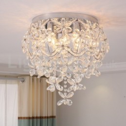 Modern Fashion 48CM Round Flush Mount Crystal Ceiling Lights