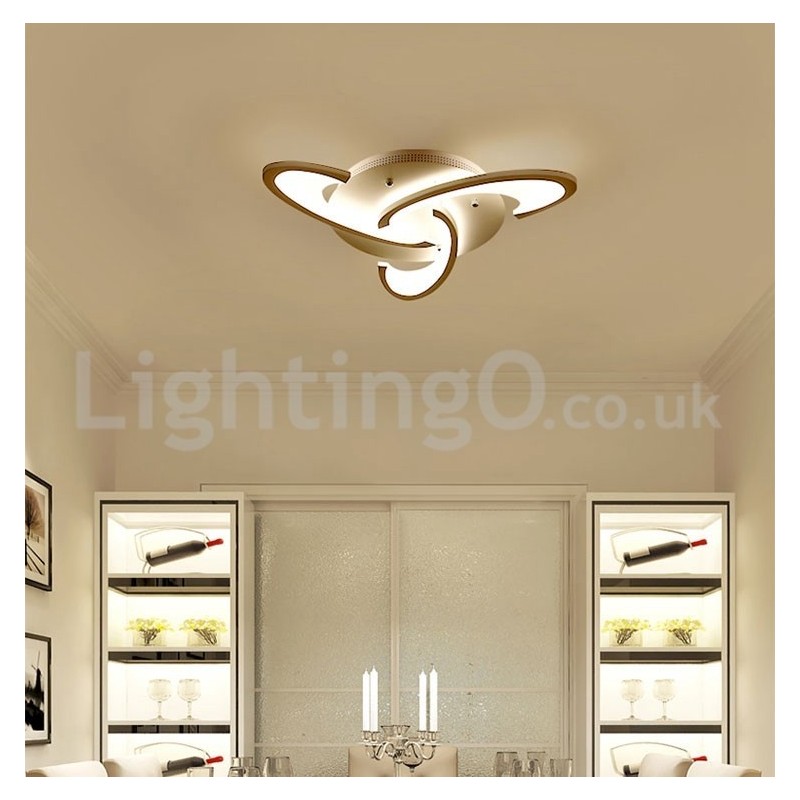 3 Bulbs Modern Flush Mount Ceiling Lights