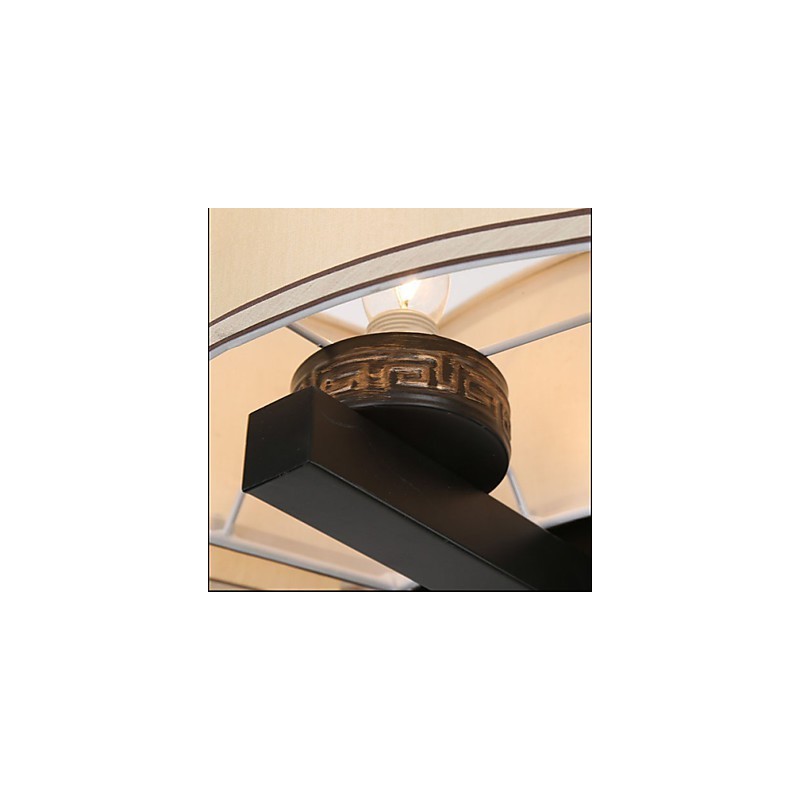 The Chinese Style Chandelier Iron Copper Imitation Air Lamps