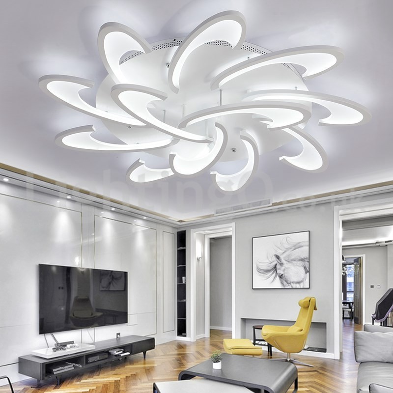 Discount 12 Bulbs Contemporary Flush Mount Ceiling Lights