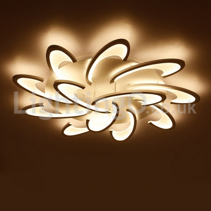 Discount 12 Bulbs Contemporary Flush Mount Ceiling Lights