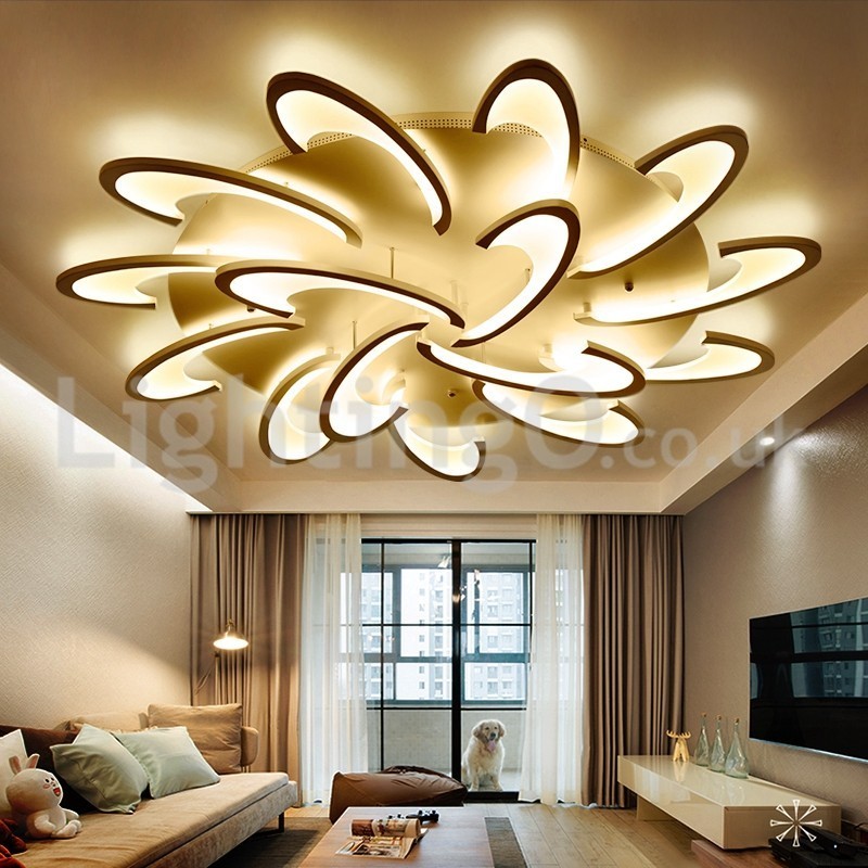 Discount 15 Bulbs Contemporary Flush Ceiling Lights
