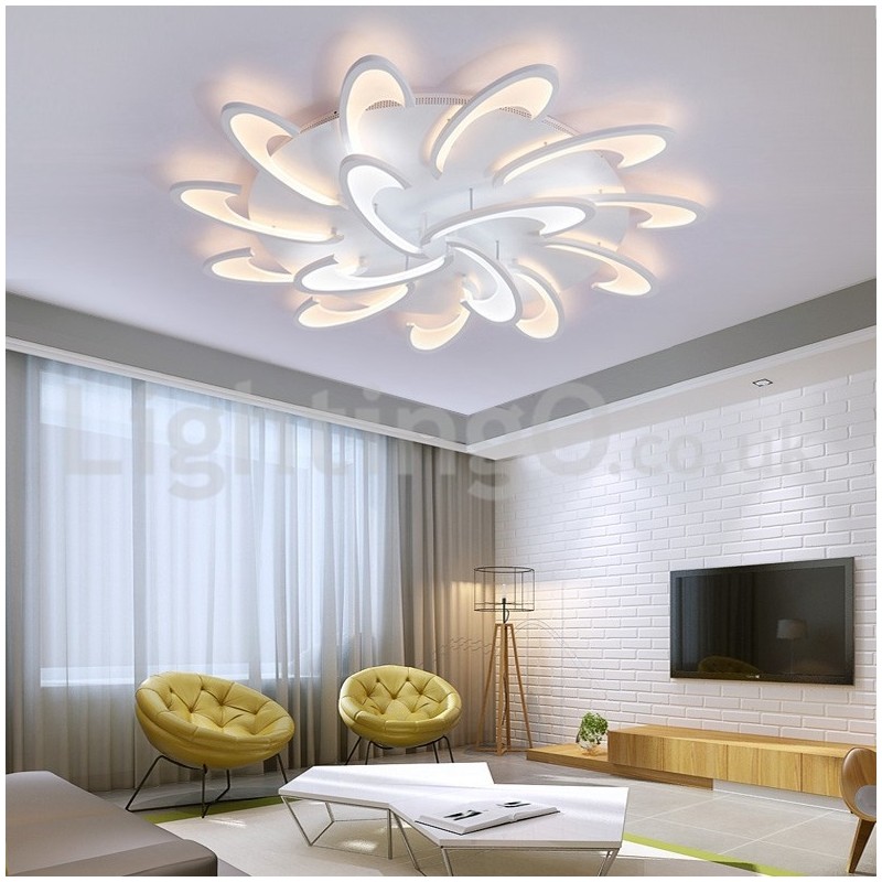 Discount 15 Bulbs Contemporary Flush Ceiling Lights