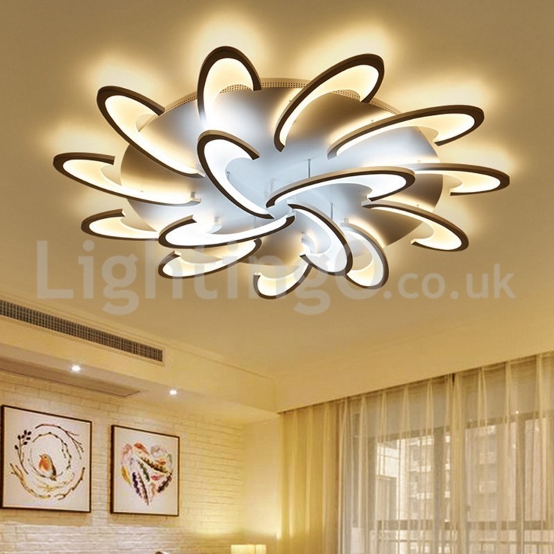 Discount 15 Bulbs Contemporary Flush Ceiling Lights