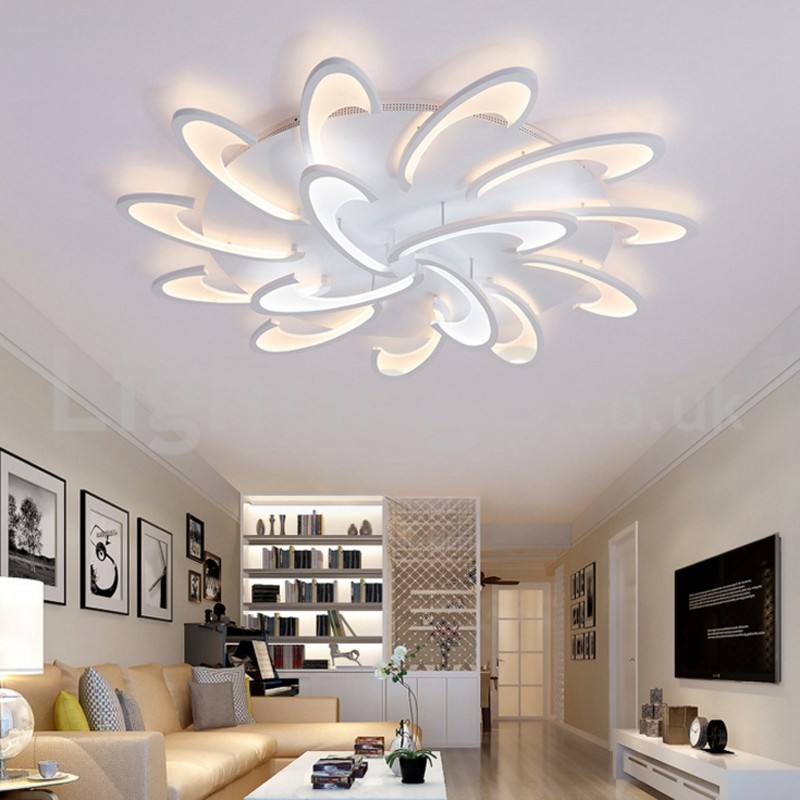 Discount 15 Bulbs Contemporary Flush Ceiling Lights