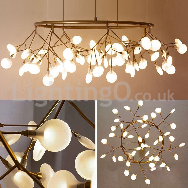 Luxury Post modern Round Fireflies Chandelier