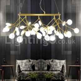 Luxury Post modern Round Fireflies Chandelier