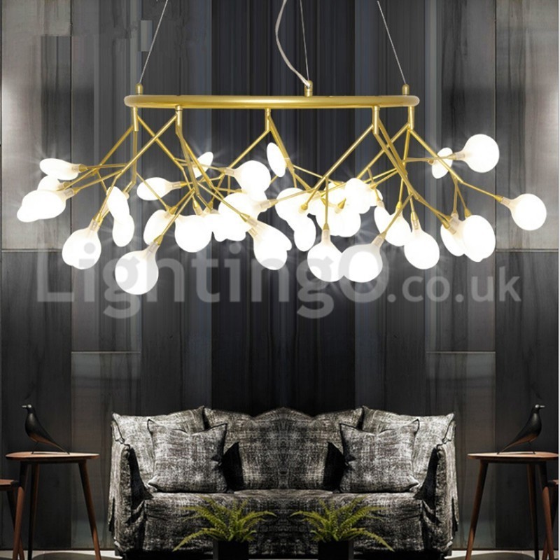 Luxury Post modern Round Fireflies Chandelier