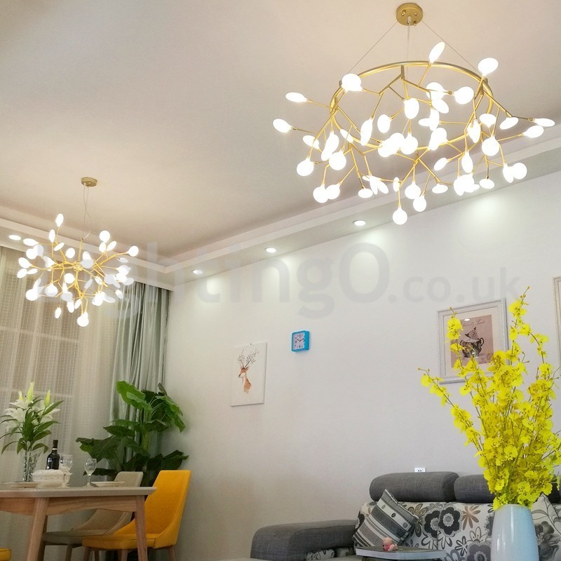 Luxury Post modern Round Fireflies Chandelier