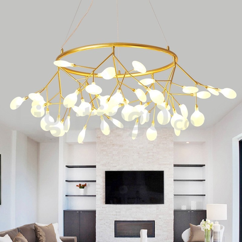 Luxury Post modern Round Fireflies Chandelier