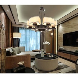 The Chinese Style Chandelier Iron Copper Imitation Air Lamps