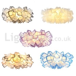 Modern Light Source Three Color Switching Flush Mount Ceiling Lights
