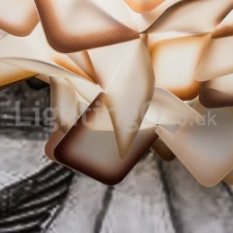 Modern Light Source Three Color Switching Flush Mount Ceiling Lights