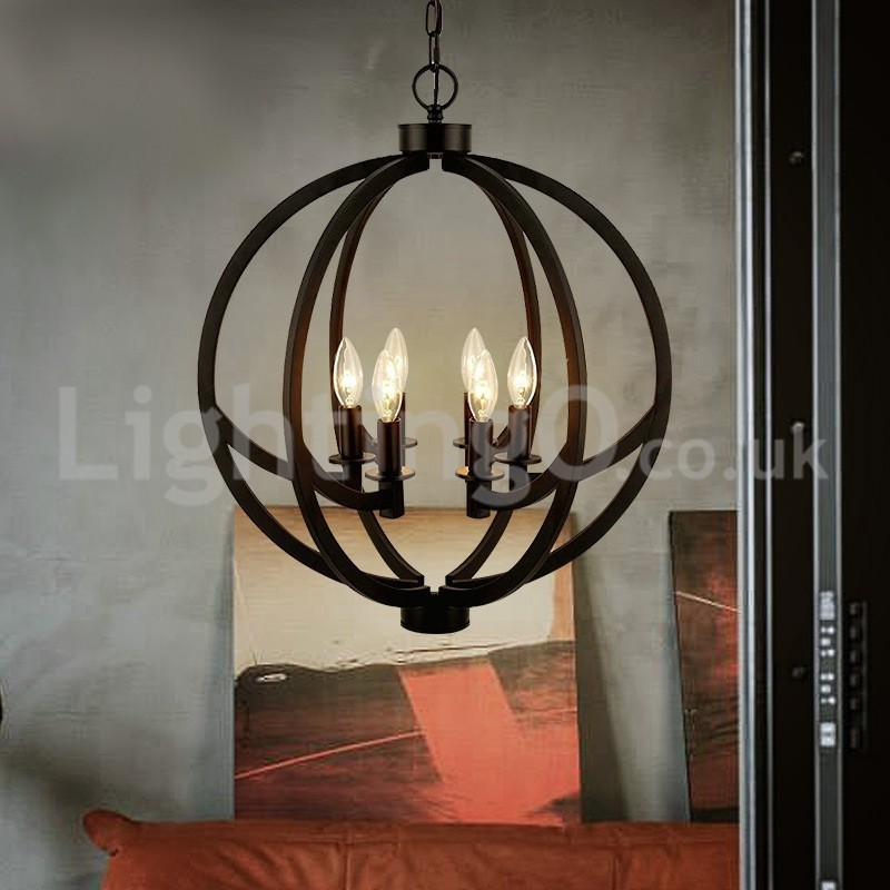 Retro Ball Pendant Light