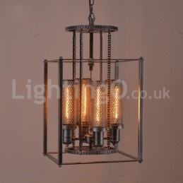 Retro Iron Gear Pendant Light Cafe