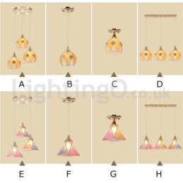 Cheap 1 Light 3 Lights Modern Pendant Light