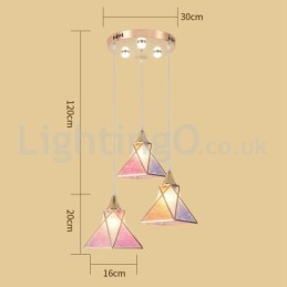 Cheap 1 Light 3 Lights Modern Pendant Light