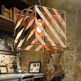 Retro Iron Lamp Modern Minimalist Industrial Style Chandelier