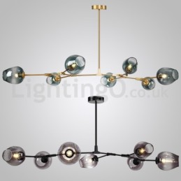 Nordic Modern Magic Bean Glass Chandelier Molecular Chandelier