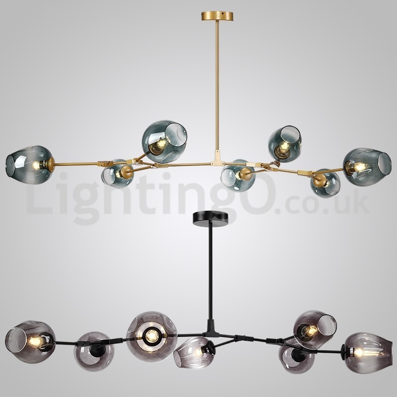 Nordic Modern Magic Bean Glass Chandelier Molecular Chandelier