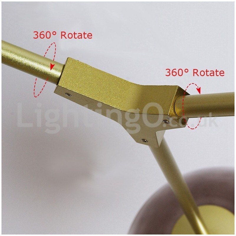 Nordic Modern Magic Bean Glass Chandelier Molecular Chandelier