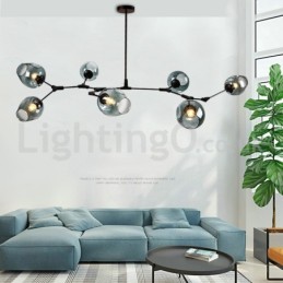Nordic Modern Magic Bean Glass Chandelier Molecular Chandelier