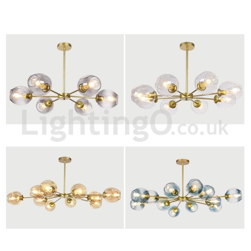 Nordic Postmodern Molecular Chandelier Magic Bean Chandelier Cafe