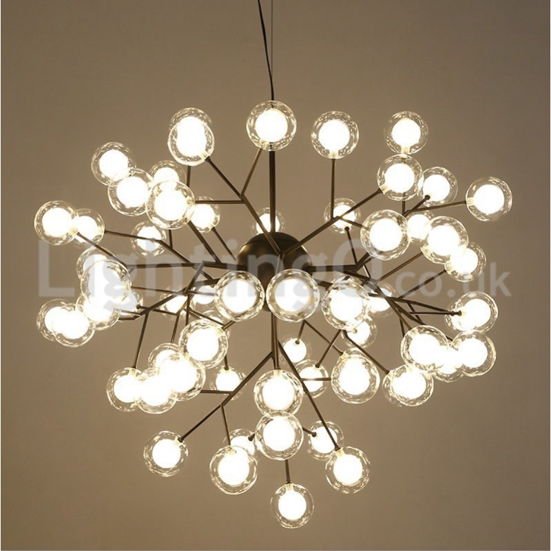 Nordic Postmodern Molecular Bubble Chandelier Glass Chandelier