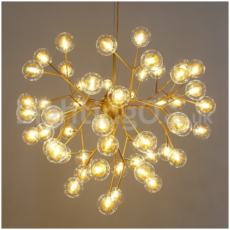 Nordic Postmodern Molecular Bubble Chandelier Glass Chandelier