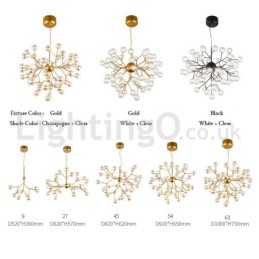 Nordic Postmodern Molecular Bubble Chandelier Glass Chandelier