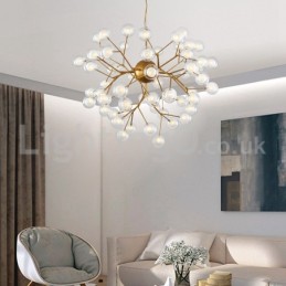 Nordic Postmodern Molecular Bubble Chandelier Glass Chandelier
