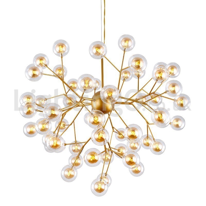 Nordic Postmodern Molecular Bubble Chandelier Glass Chandelier
