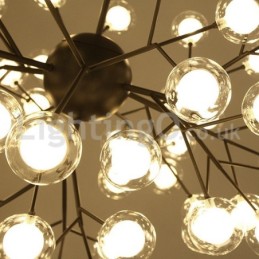 Nordic Postmodern Molecular Bubble Chandelier Glass Chandelier