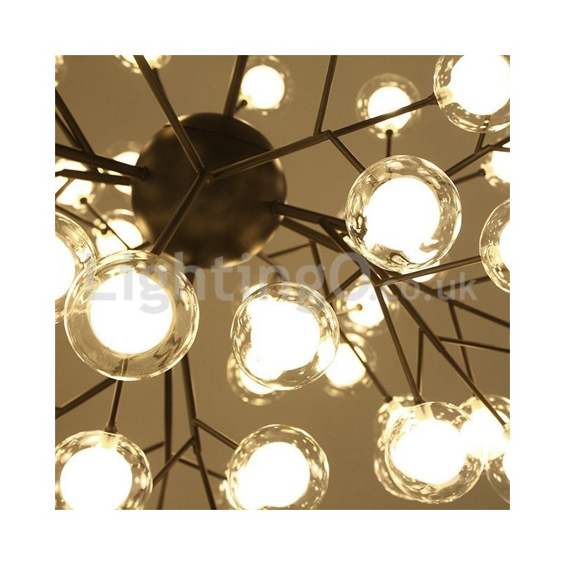 Nordic Postmodern Molecular Bubble Chandelier Glass Chandelier