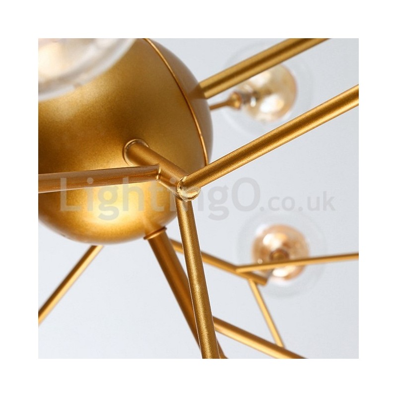 Nordic Postmodern Molecular Bubble Chandelier Glass Chandelier