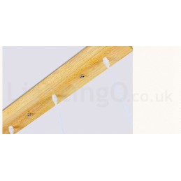 Wood Modern 1 Light 3 Lights Pendant Light with Fabric Shade