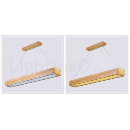 Wood Modern Long Pendant Light