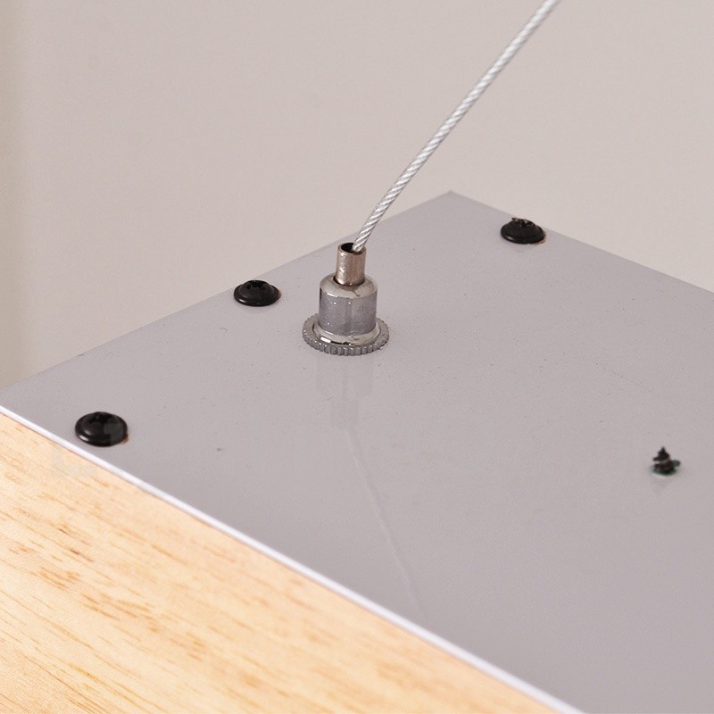 Wood Modern Long Pendant Light