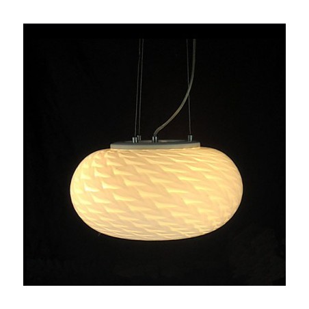 Modern Minimalist Carved milky White Chandelier lamp