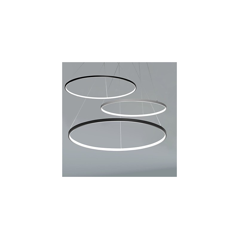 Dimmable 63W 100CM Diameter Pendant Light Modern Design Ring