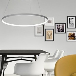 Dimmable 63W 100CM Diameter Pendant Light Modern Design Ring