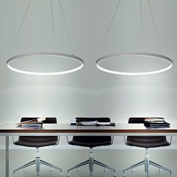 Dimmable 63W 100CM Diameter Pendant Light Modern Design Ring