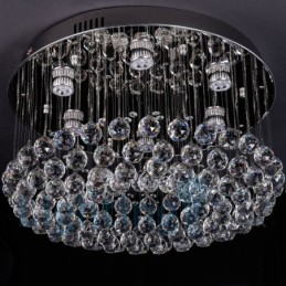 Modern K9 Crystal Round Flush Mount Ceiling Light