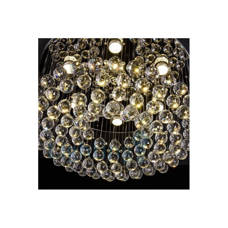 Modern K9 Crystal Round Flush Mount Ceiling Light