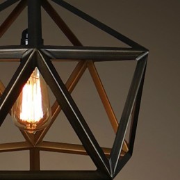 Rustic Lodge Vintage Metal Chandelier