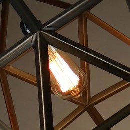 Rustic Lodge Vintage Metal Chandelier